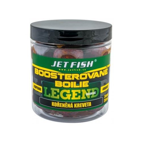 Jet Fish Boosterované Boilie Legend Range Korenistá Kreveta 250 ml