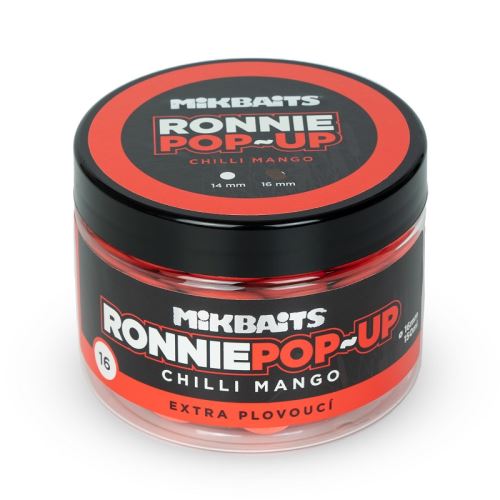 Mikbaits Plávajúce Boilie Ronnie Chilli Mango 150 ml