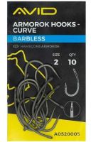 Avid Carp Háčiky Armorok Hooks Curve Barbless