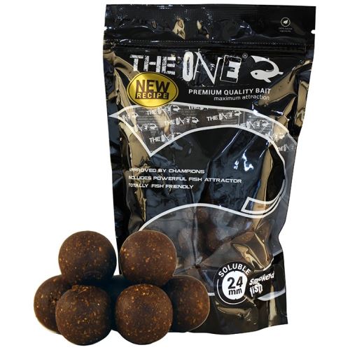 The One Boilies Rozpustné Black Soluble Chobotnica Slivka 1 kg