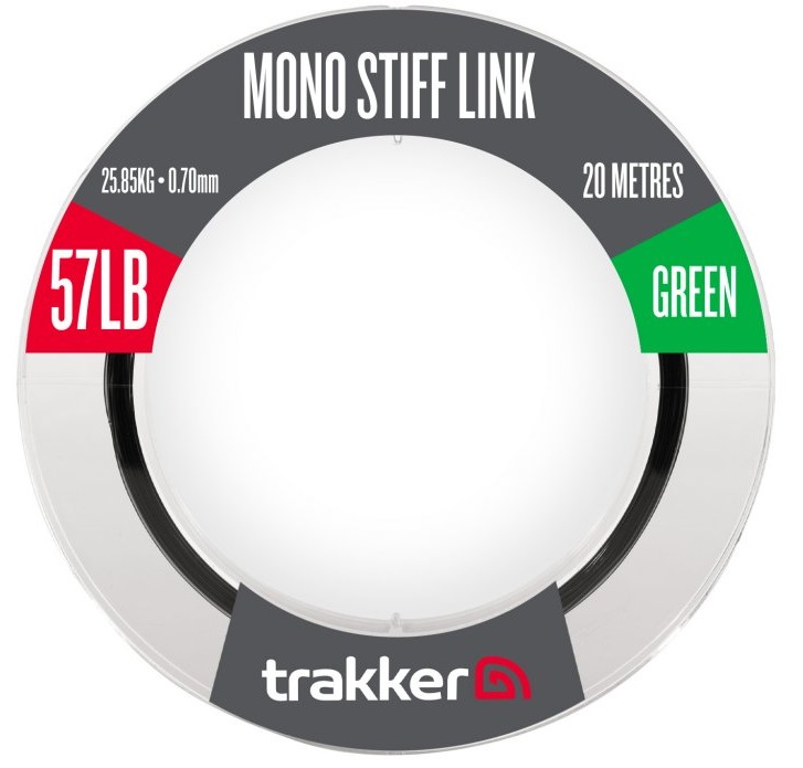 Trakker náväzcový vlasec mono stiff link 20 m green - 0,7 mm 57 lb 25,85 kg