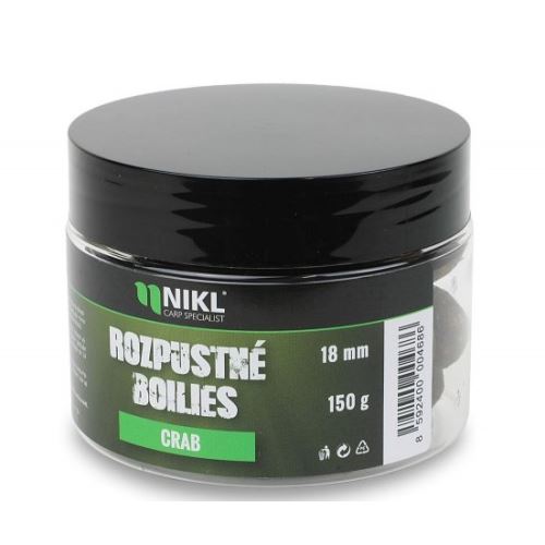 Nikl Rozpustné Boilies Crab 150 g