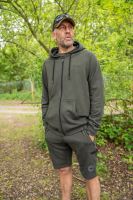 Avid Carp Mikina Bearing Zip Hoodie Green (8)