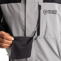 Adventer & Fishing Membránová Bunda Titanium Black (11)