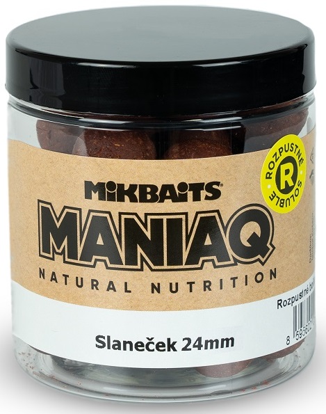 Mikbaits rozpustné boilies maniaq slaneček 250 ml - 24 mm