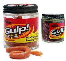 Berkley Gumová Nástraha Dážďovka Gulp Black (3)