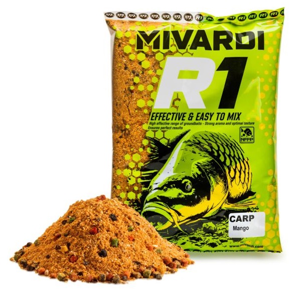 Mivardi krmítková zmes r1 carp 1,4 kg - mango