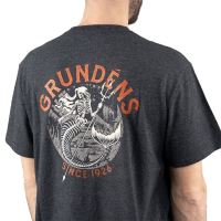 Grundéns Tričko Dead Reckoning SS T-Shirt Heather Charcoal (2)