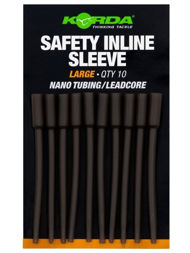 E-shop Korda prevleky safety inline sleeve nano tubing/leadcore - large
