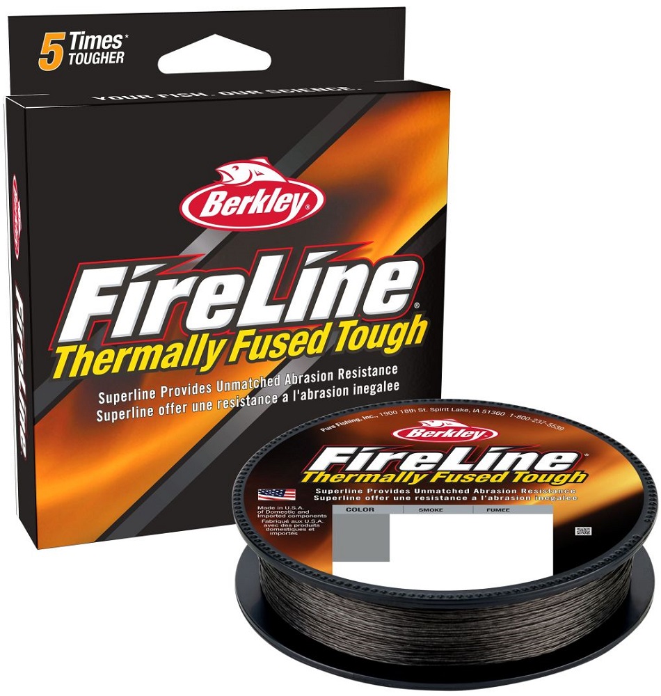 Berkley splietaná šnúra fireline fused original 150 m smoke - 0,12 mm 7,2 kg