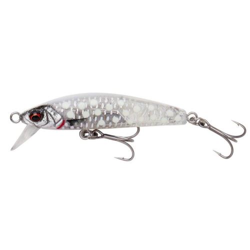 Savage Gear Wobler Gravity Minnow Sinking Crystal White Glow 6 cm 12 g