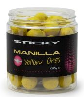 Sticky Baits Plávajúce Boilies Manilla Pop-Ups Yellow Ones 100 g-14 mm