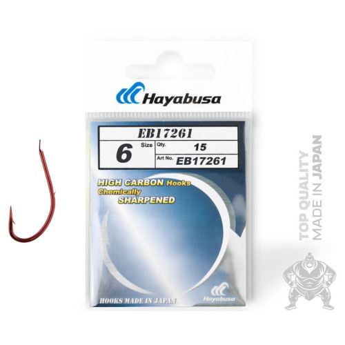 Hayabusa Háčiky H.MRS172 RED 15 ks