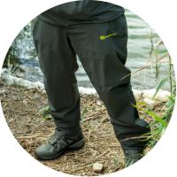 RidgeMonkey Nohavice APEarel ThermaPro Waterproof Shell Trousers Green - XL