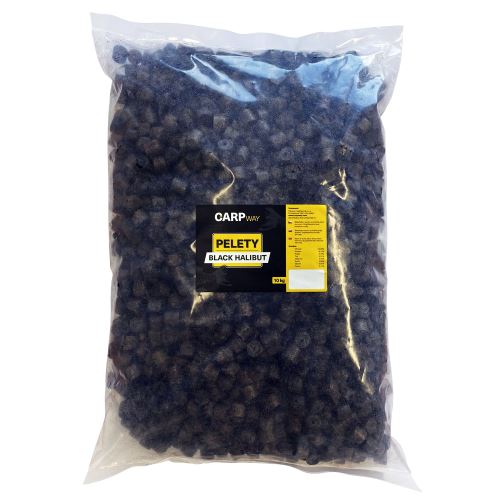 Carpway Pelety Black Halibut S Dierou 10 kg