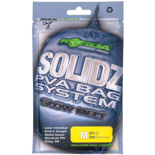 Korda PVA Vrecko Solidz Slow Melt PVA Bags