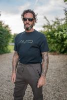 Avid Carp Tričko Compound T-Shirt Black (6)