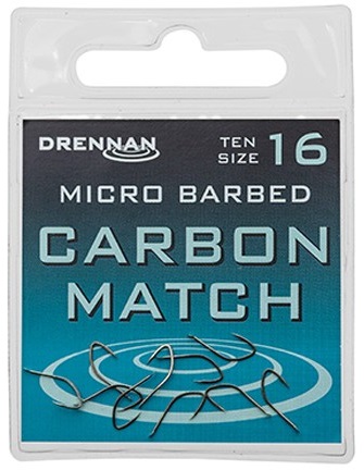 Drennan háčiky carbon match - veľkosť 14