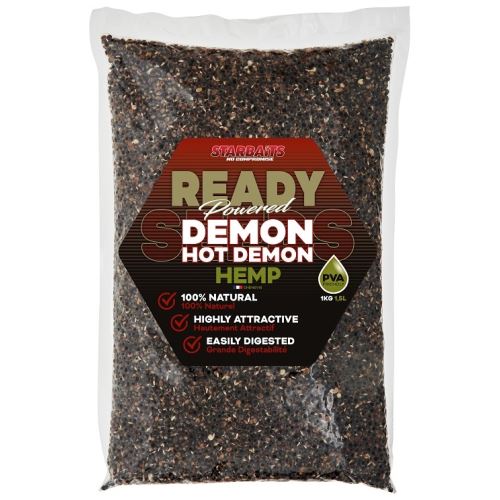 Starbaits Konope Ready Seeds Hot Demon Hemp 1 kg