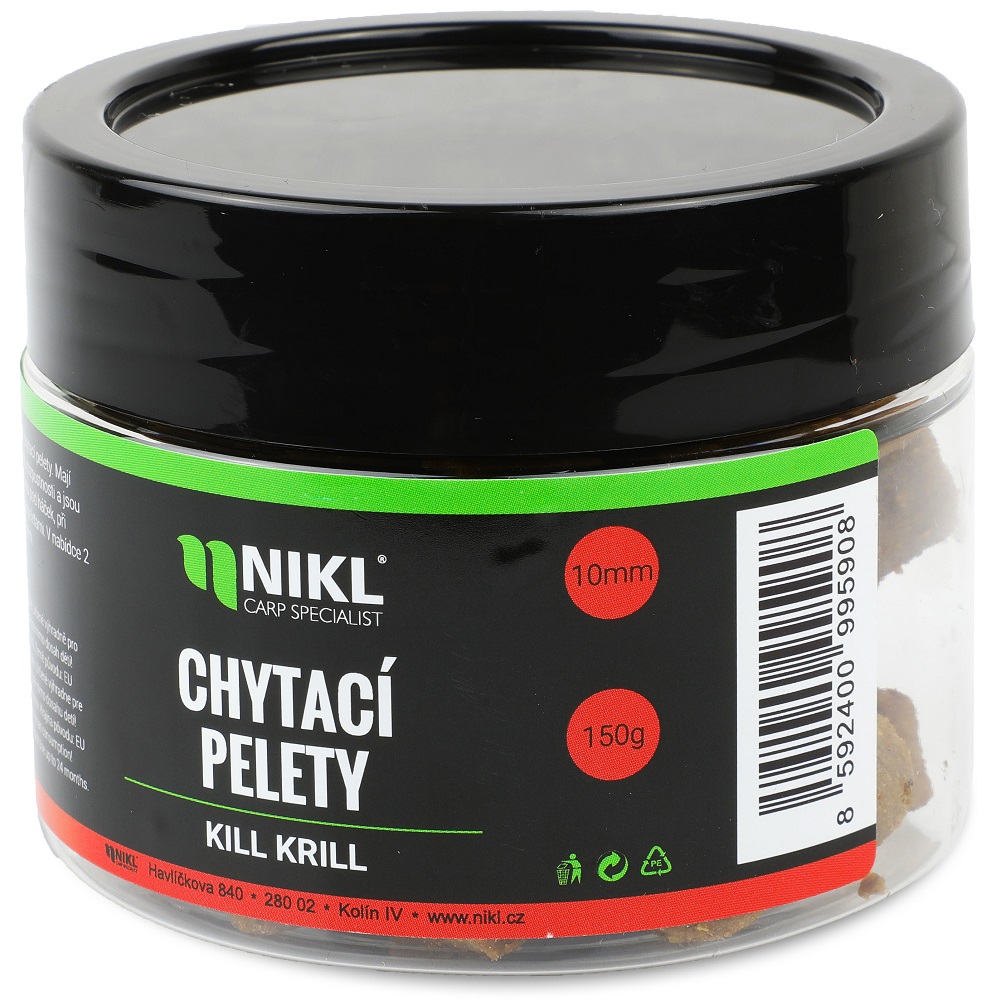 Nikl chytacie pelety kill krill 150 g - 10 mm