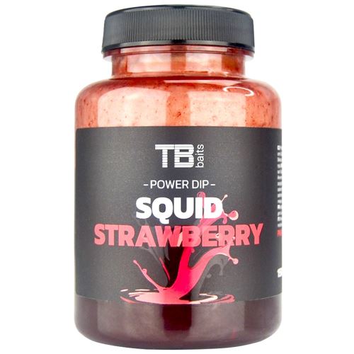 TB Baits Power Dip GLM Squid Strawberry 150 ml