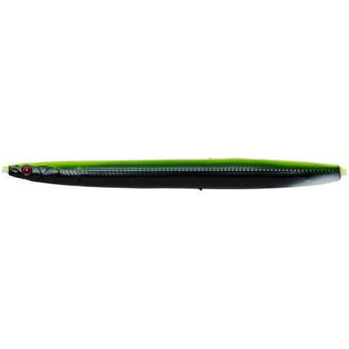 Savage Gear 3D Soft Line Thru Sandeel Sinking Black Yellow 12,5 cm 20 g