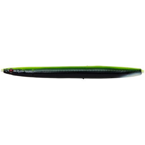 Savage Gear Gumová Nástraha 3D Soft Line Thru Sandeel Sinking Black Yellow 12,5 cm 20 g