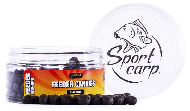 Sportcarp plávajúce nástrahy feeder candies 75 ml 8 mm - halibut