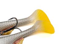 Fox Rage Gumová Nástraha Super Slick Shad Loaded UV Silver Ghost (4)