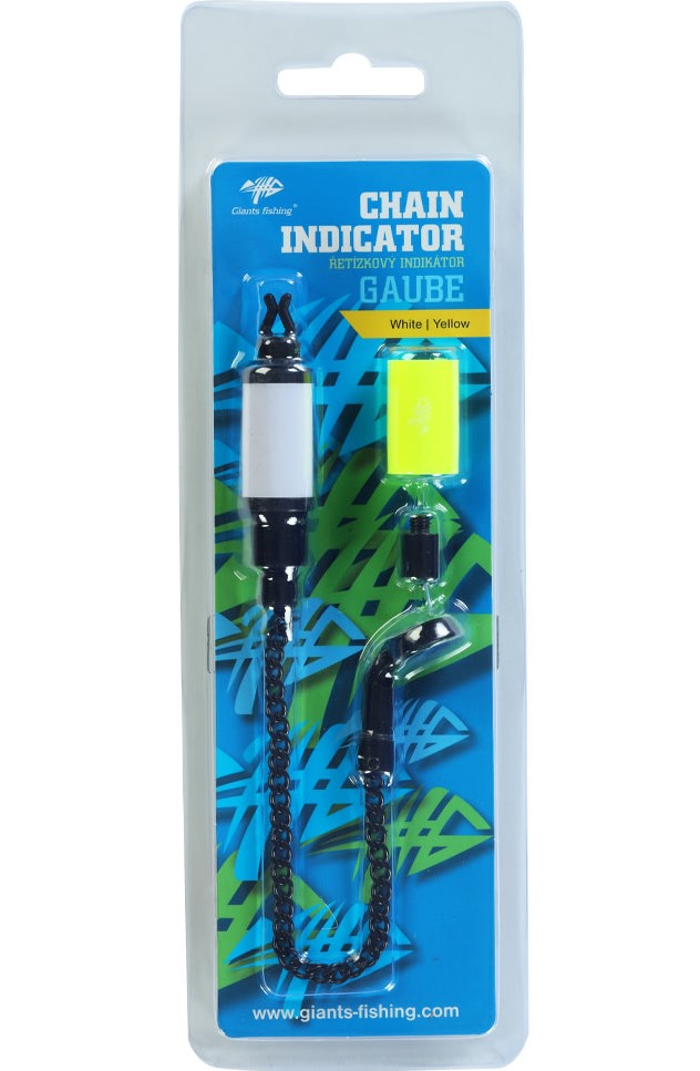 E-shop Giants fishing retiazkový indikátor chain indicator gaube - white/yellow