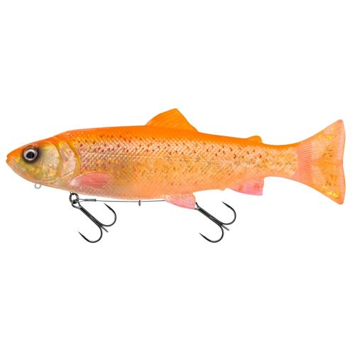 Savage Gear Gumová Nástraha 3D Line Thru Pulsetail Trout Slow Sinking Clear Golden Albino