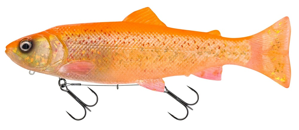 E-shop Savage gear gumová nástraha 3d line thru pulsetail trout slow sinking clear golden albino - 25 cm 185 g