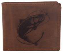 Mercucio Peňaženka Svetlohnedá Vzor 49 Pstruh S Prútom Mercucio Peňaženka Svetlohnedá Vzor 49 Pstruh S Prútom