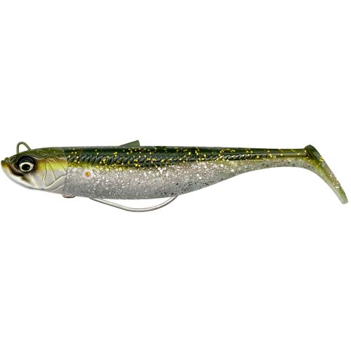 Savage Gear Gumová Nástraha Minnow WL Sinking Green Silver 2+1