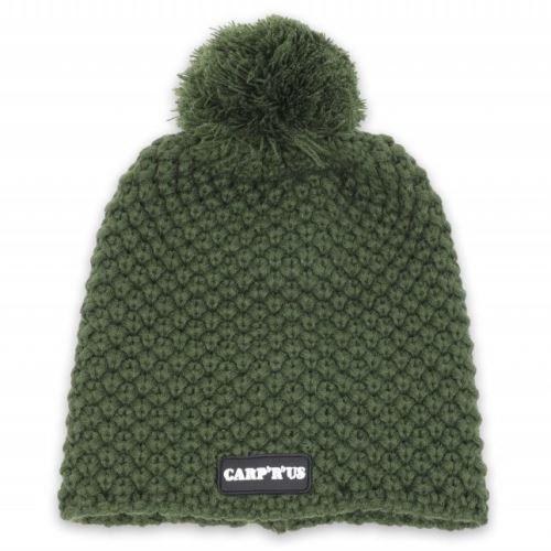 Carp´R´Us Čiapka Bobble Beanie Green