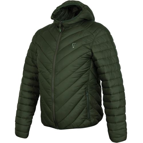 Fox Bunda Collection Quilted Jacket Green Silver