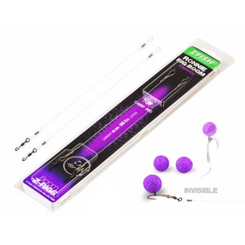 Zfish Náväzec Krimpovaný Ronnie Rig Boom 18 cm 30 lb 2 ks