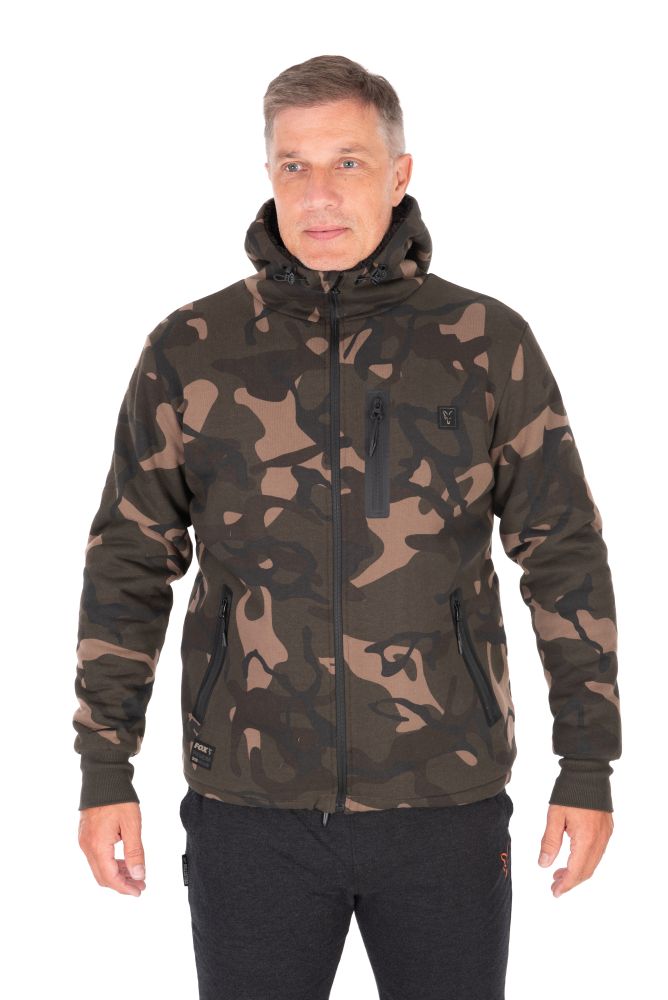Fox mikina camo full zip prem sherpa 310 hoodie - xl