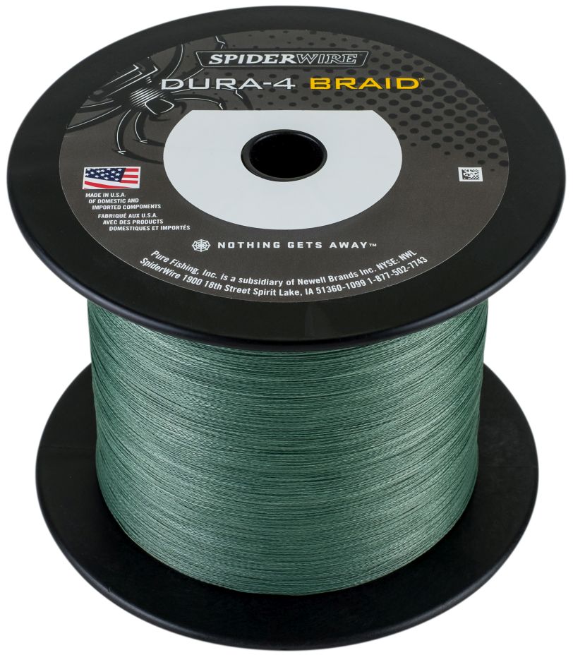 E-shop Spiderwire splietaná šnúra dura4 green-priemer 0,17 mm / nosnosť 15 kg