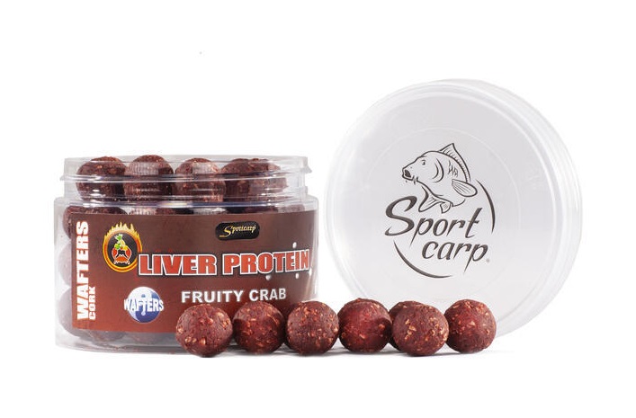 Sportcarp boilie neutrálne vyvážené nástrahy wafters cork 300 ml 20 mm - fruity crab