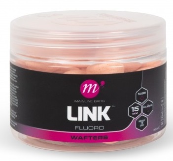 Mainline wafters fluoro wafters link 15 mm - pink