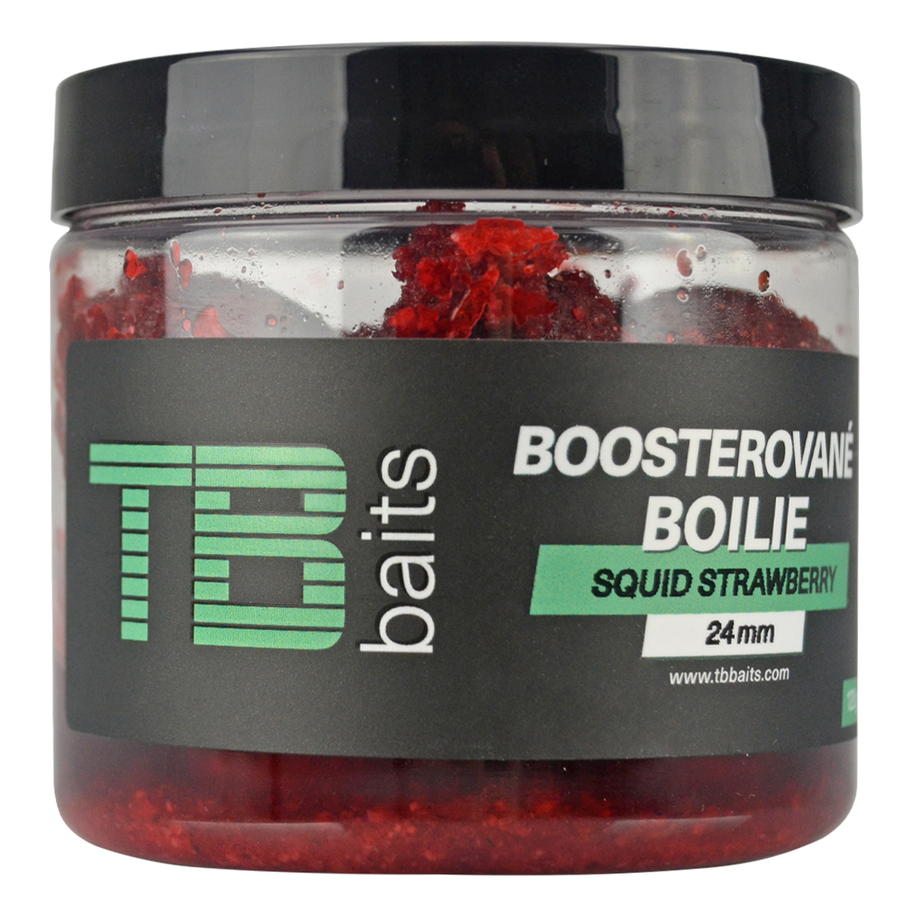 Tb baits boosterované boilie squid strawberry 120 g - 24 mm