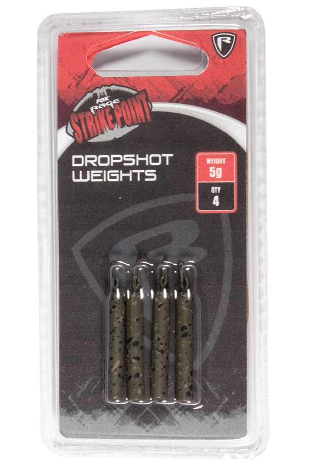 E-shop Rage strike závažíčka strike point dropshot weight - 5 g 4 ks