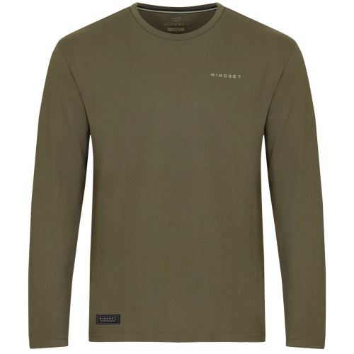 Korda Tričko s Dlhým Rukávom Mindset Minimal LS Tee Dark Olive