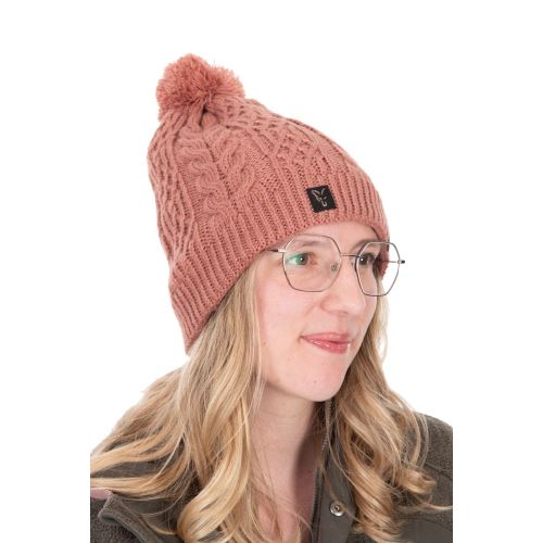 Fox Čiapka Ladies Knitted Bobble Hat