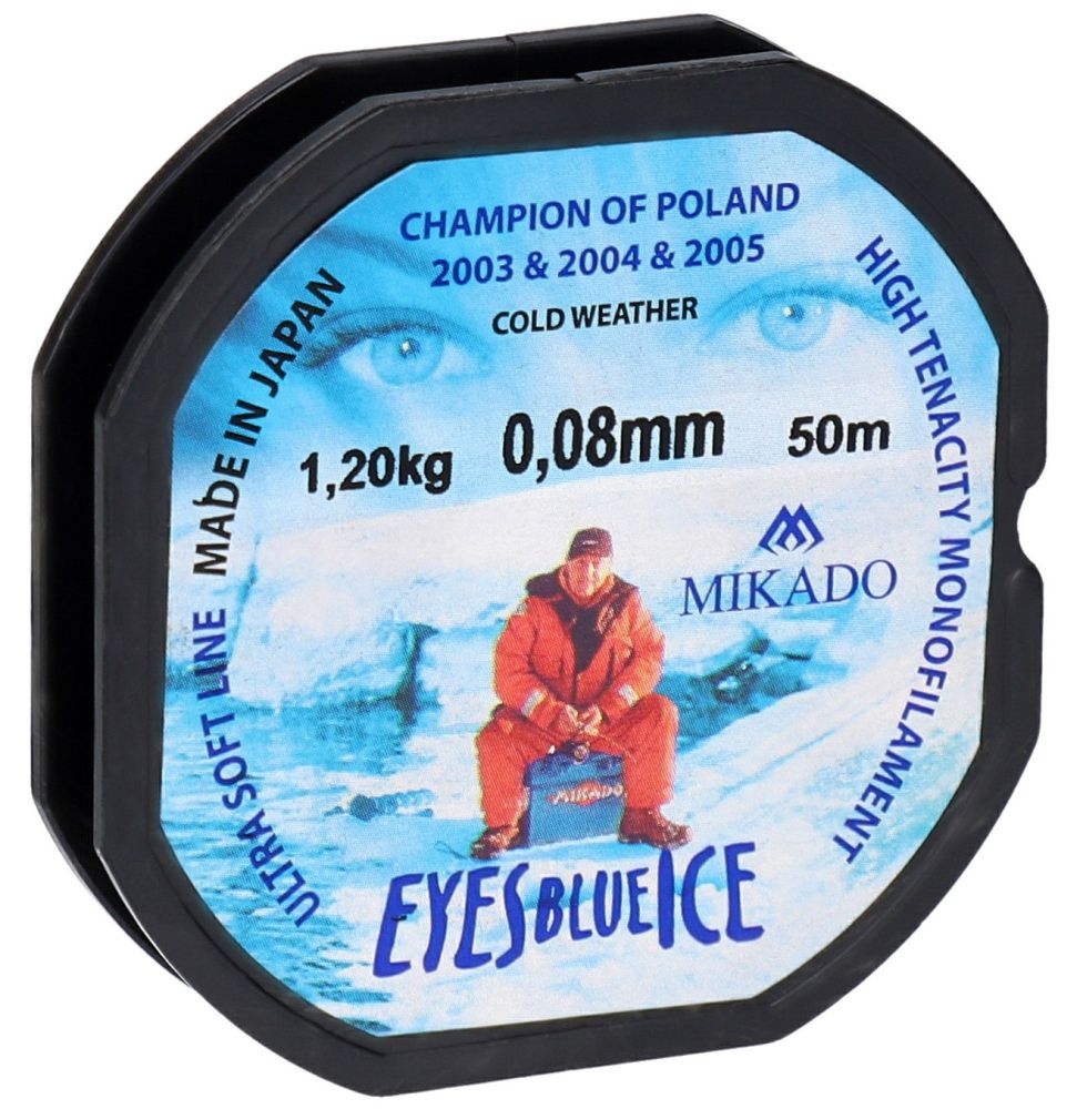 E-shop Mikado vlasec eyes blue ice 50 m - 0,14 mm 2,9 kg