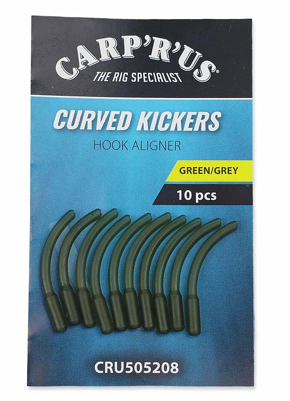Carp'r'us rovnátko curved kickers large 10 ks - olive/grey