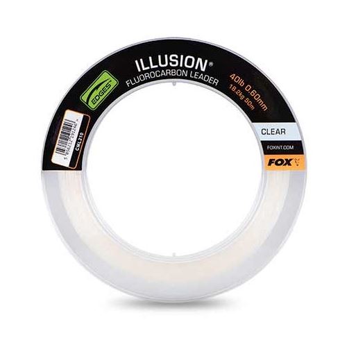 Fox Fluorocarbon Edges Illusion Leader Naturals Clear 50 m