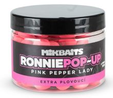 Mikbaits Plávajúce Boilie Ronnie Pink Pepper Lady 14 mm 150 ml.