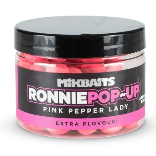 Mikbaits Plávajúce Boilie Ronnie Pink Pepper Lady 150 ml